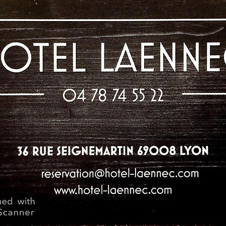 Laennec Hotel Lyon Buitenkant foto